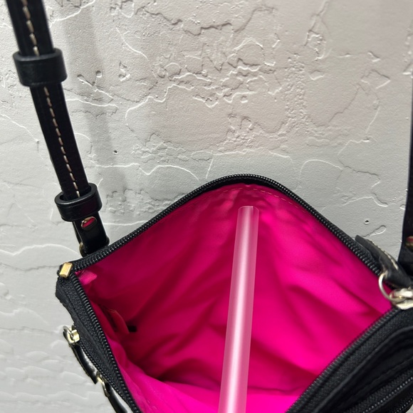 Dooney & Bourke Black Nylon Crossbody Bag - Picture 4 of 6